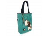 Everyday Tote - Toffy Dog (Dark Teal)