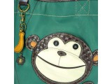 Everyday Tote - Smartie Monkey  (Dark Teal)