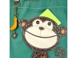 Everyday Tote - Smartie Monkey  (Dark Teal)