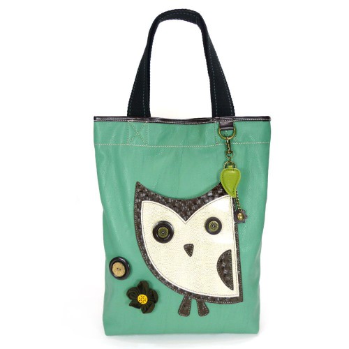 Everyday Tote - Hoo Hoo Owl  (Teal)