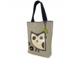 Everyday Tote - Hoo Hoo Owl  (Warm Gray)