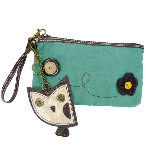 Zip Pouch - Hoo Hoo Owl (Teal)