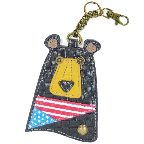 Key Fob - Black Bear (Black)