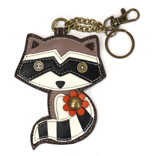 Key Fob - Raccoon (Black)