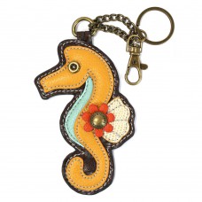 Key Fob - Sea Horse (Yellow)