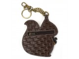 Key Fob - Squirrel (Dark Brown)