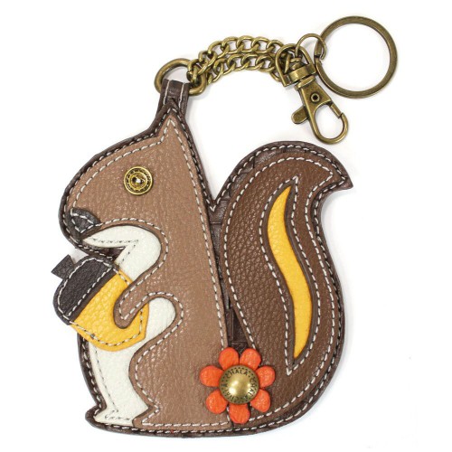 Key Fob - Squirrel (Dark Brown)