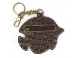 Key Fob - Tropical Fish (Brown)