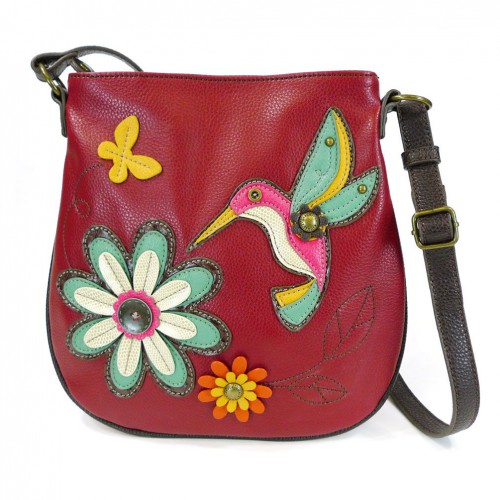 Crossbody Bag - Hummingbird (Burgundy)