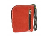 Simple Zip Wallet - LaZzy Cat (Orange)