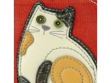 Simple Zip Wallet - LaZzy Cat (Orange)