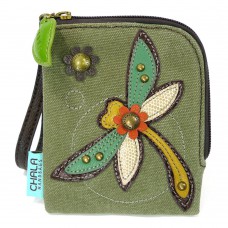 Simple Zip Wallet - Dragonfly (Olive)
