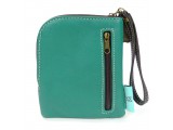 Simple Zip Wallet - Toffy Dog (Dark Teal)