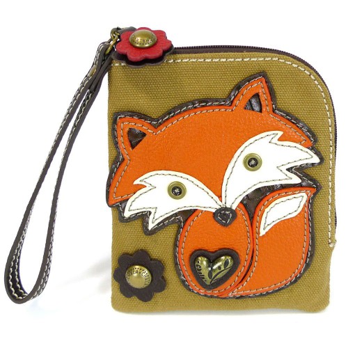 Simple Zip Wallet - Chala Fox (Brown)