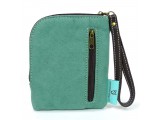 Simple Zip Wallet - Hoo Hoo Owl (Teal)