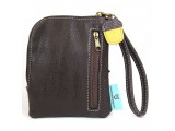 Simple Zip Wallet - Squirrel (Dark Brown)