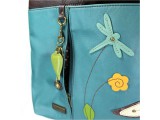 Big Zip Tote  - Dragonfly  (Dark Teal)