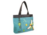 Big Zip Tote  - Dragonfly  (Dark Teal)