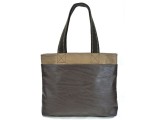 Big Zip Tote  - Squirrel  (Dark Brown)