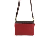 Mini Crossbody Bag - Raccoon (Burgundy)