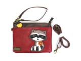 Mini Crossbody Bag - Raccoon (Burgundy)