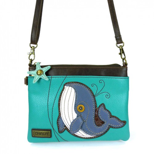 Mini Crossbody Bag - Whale (Blue)