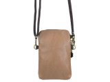 Cell Phone Xbody Bag - LaZzy Cat (Brown)