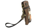 Cell Phone Xbody Bag - LaZzy Cat (Brown)