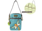 Cell Phone Xbody Bag - Dragonfly (Dark Teal)