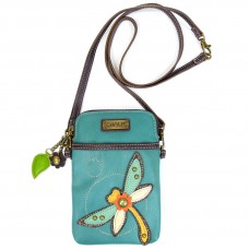 Cell Phone Xbody Bag - Dragonfly (Dark Teal)