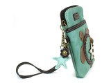 Cell Phone Xbody Bag - Sea Turtle (Teal)