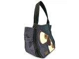 Carryall Zip Tote - Toffy Dog (Denim)