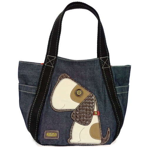 Carryall Zip Tote - Toffy Dog (Denim)