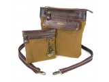 Gemini Crossbody Bag - (Brown)