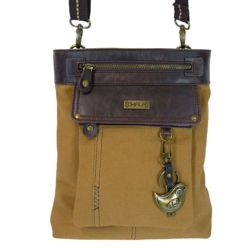 Gemini Crossbody Bag - (Brown)